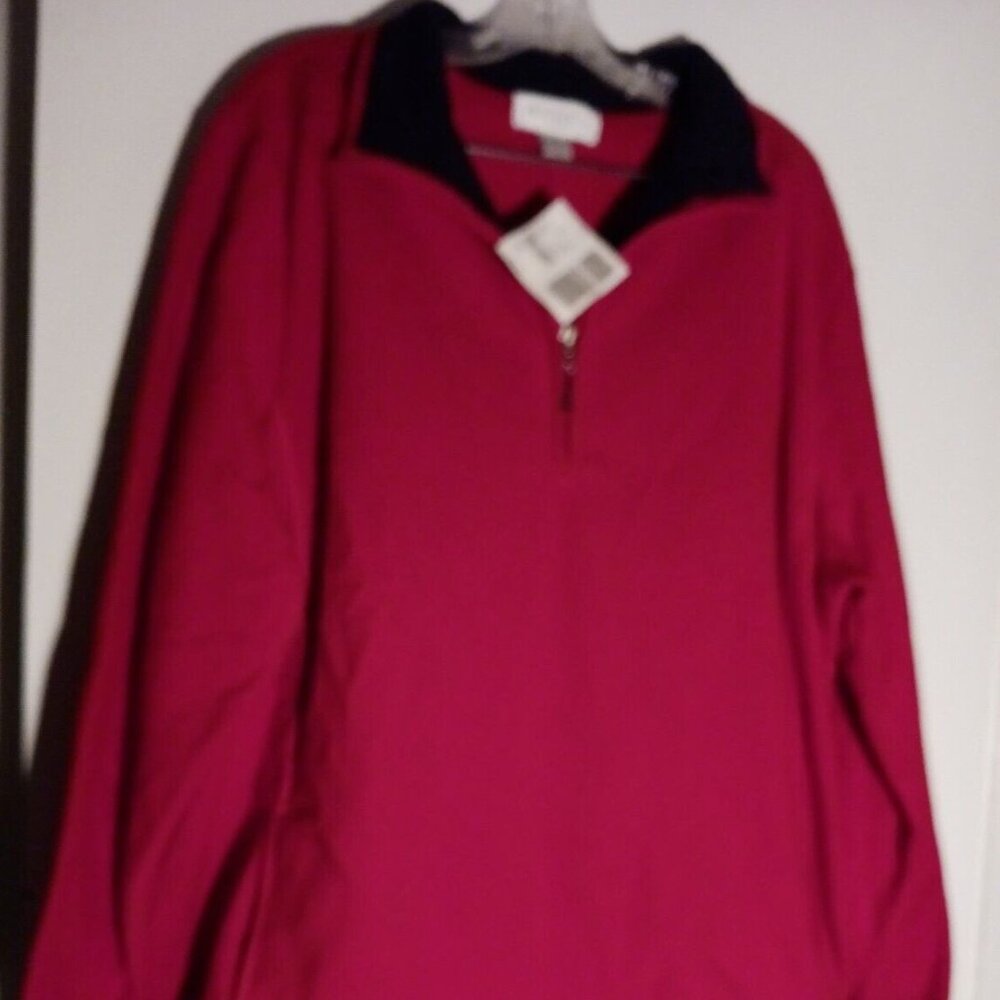 Casual Corner Annex Red WOMAN PLUS SIZE 3X Zip Neck Jacket - New with tags
